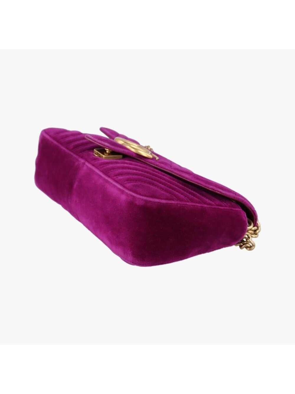 ★SOLD★ Gucci GG Marmont Purple Velour Shoulder - Picture 4 of 15